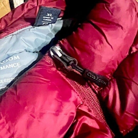 CLUB ROOMMen's Quilted Packable Puffer Vest, jacket color port Men's winter coat - Picture 16 of 16